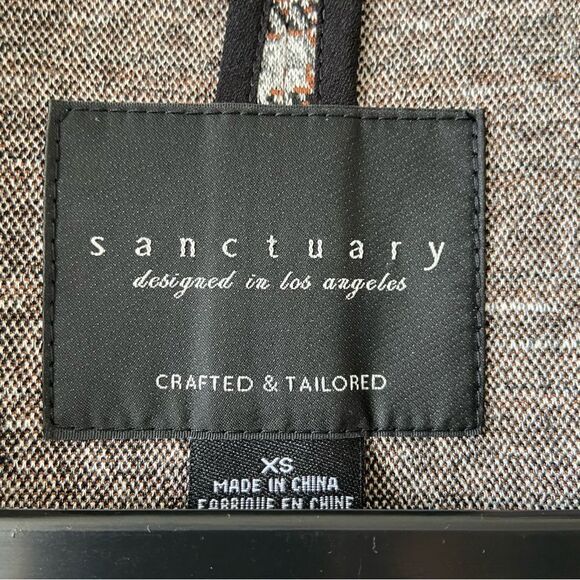 Sanctuary-plaid midi Length Lighter Weight Fall Jacket - Picture 12 of 12